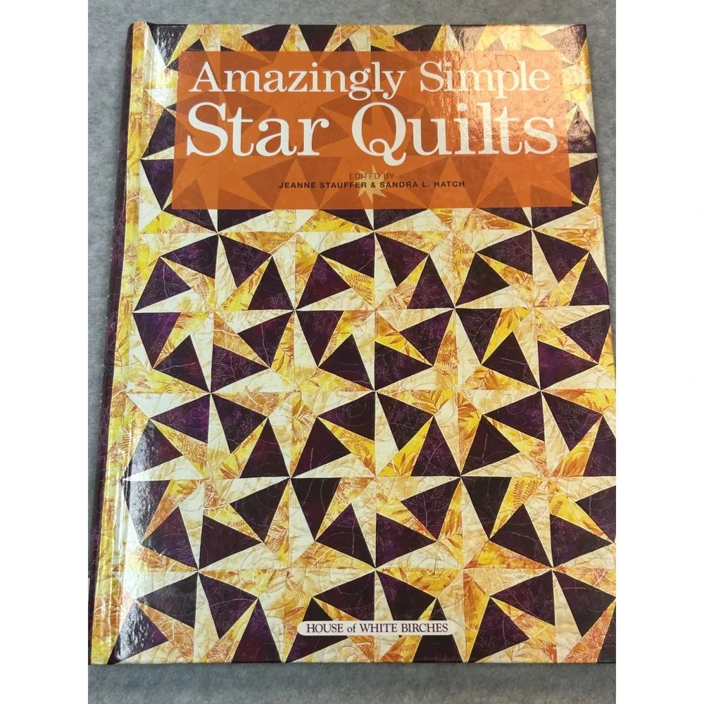 Amazingly Simple Star Quilts - Hardcover/Spiral  By Jeanne Stauffer - VERY GOOD